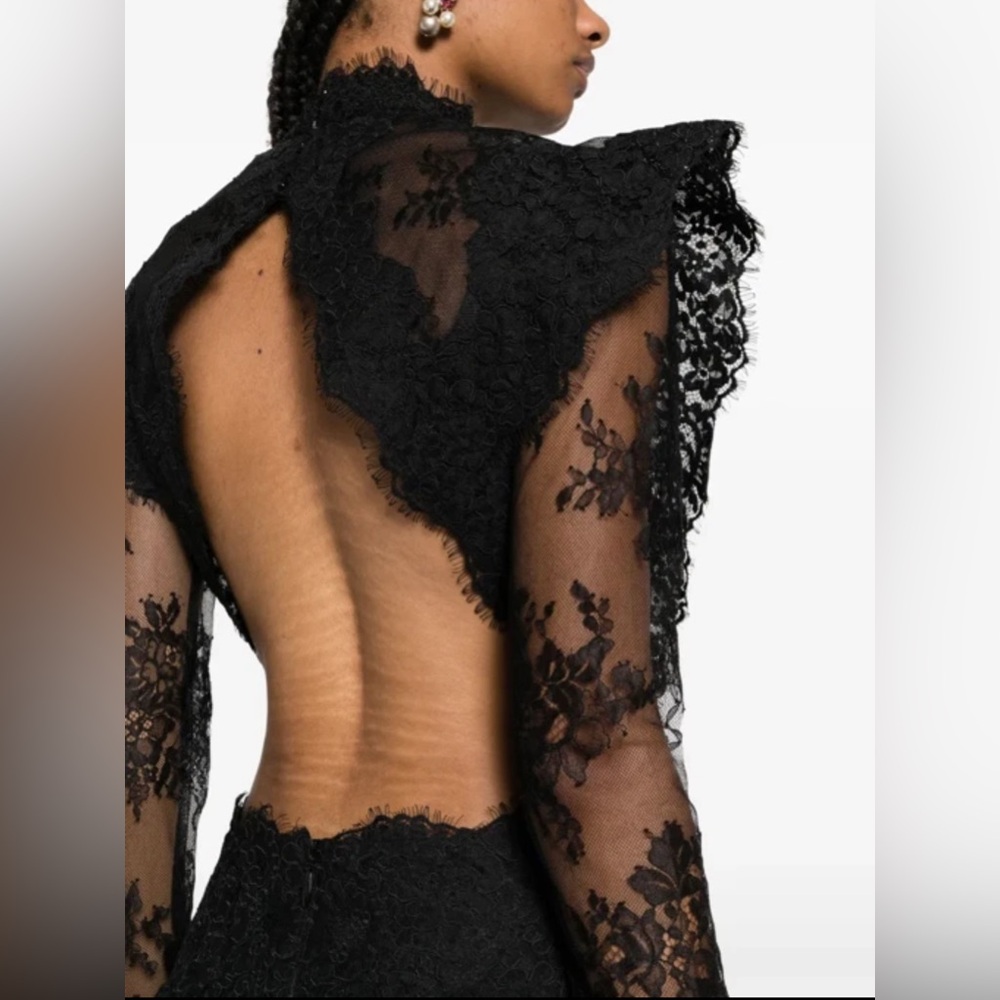 Zimmermann Runway Sensory Lace Linen and Silk Gown - Picture 15 of 16
